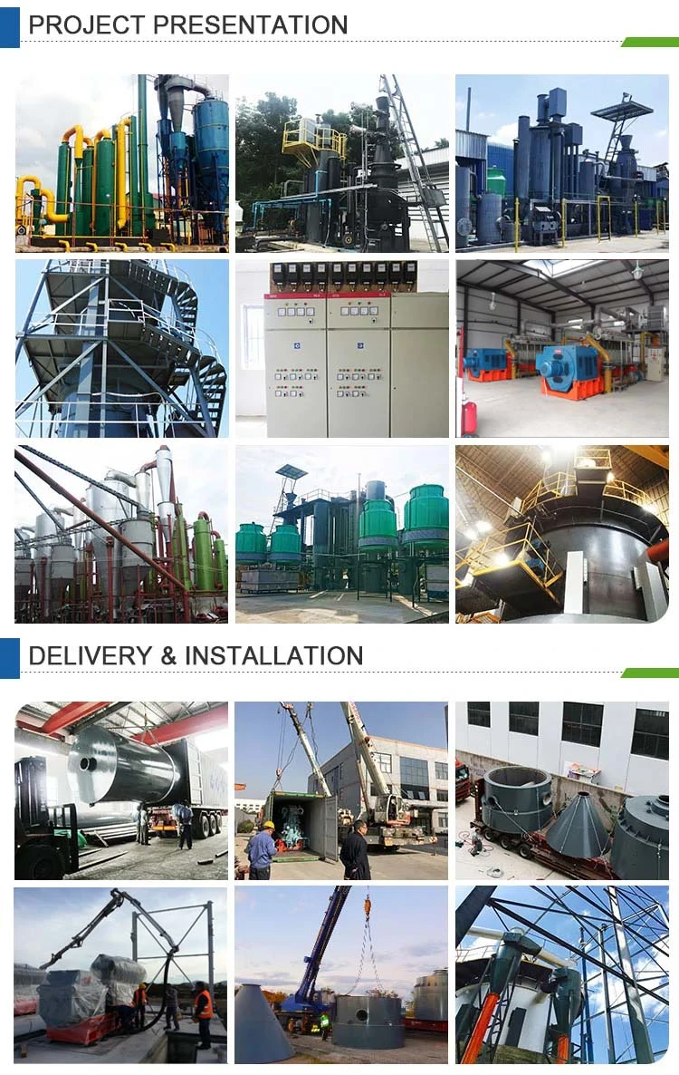 High Efficiency Coal Gasifier Double Stage Coal Gas Gasification Furnace Generator