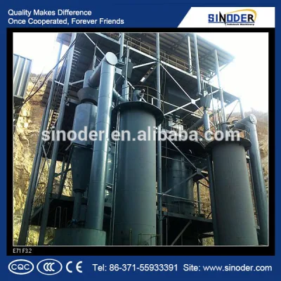 Forno Gaseificador de Biomassa de Bagaço/Bambu de Alta Eficiência para Caldeira/Equipamento de Secagem